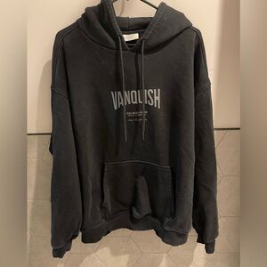 VANQUISH Black Hoodie for Men